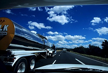 USA, United States of America, Arizona: Historic Route 66, between Kingman and Seligman.