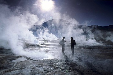 CHL, Chile, Atacama Desert: the geysers of El Tatio.