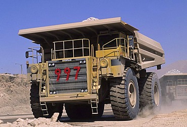 CHL, Chile, Atacama Desert: the Chuquicamata copper mine near Calama.