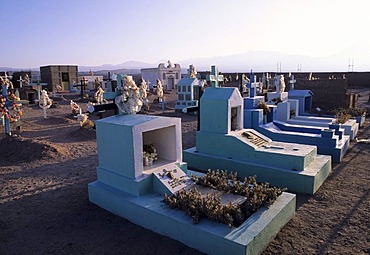 CHL, Chile, Atacama Desert: the cemetery of San Pedro de Atacama.