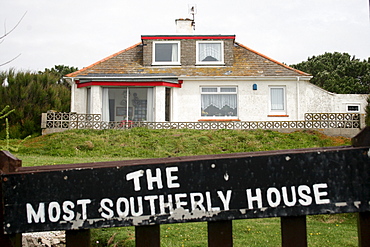 The most southerly house at the Lizard, Cornwall, UK.