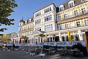 Ahlbecker Hof Hotel, Ahlbeck seaside resort, Usedom Island, Baltic Sea, Mecklenburg-Western Pomerania, Germany, Europe