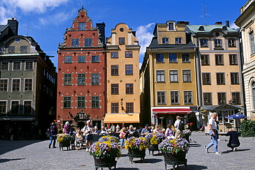 Historic centre of Stortorget, Gamla Stan, Stockholm, Sweden, Scandinavia