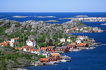 Village of Smoegen, Bohustaen, Sweden, Scandinavia, Europe