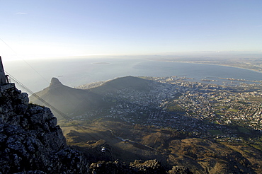 View of Cape Town from Table Mountain, Cape Town, South Afrikca