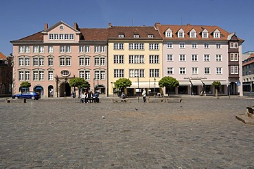 Town houses at the old town market, Braunschweig, Lower Saxony, Germany