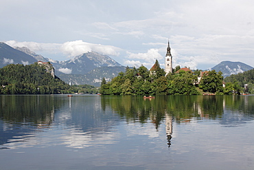 Island with Assumption of Mary's Pilgrimage Church, Bled, Slovenia