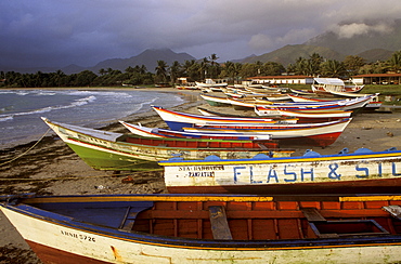 Fishing boats, Puerto Fermin, Isla Margarita, Venezuela, Caribbean