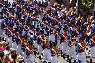 Historical parade, Rakoczi Festival, Bad Kissingen, Rhoen, Lower Franconia, Bavaria, Germany, Europe