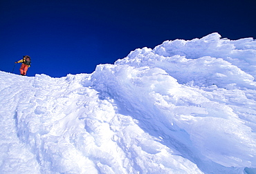 Ascent of the Villarrica volcano, Patagonia, Lake District, Chile, South America