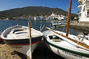 Boats in Cadaques, Girona, Spain