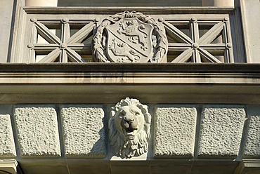 Winterthur - detail view from the temple of the democracy - Kanton Zurich, Switzerland, Europe.