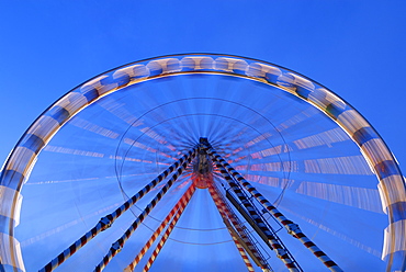 A big wheel on a annual fair - Baden Wuerttemberg Germany Europe.