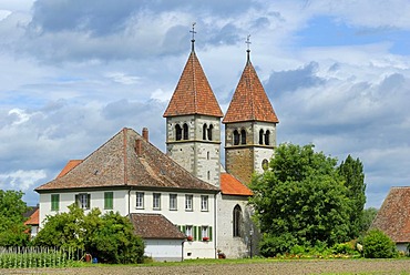 Church of St. Peter and St. Paul, Reichenau Island, Baden-Wuerttemberg, Germany, Europe