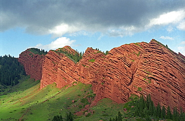 National park Altyn Emel. Aktau, Kasakhstan.