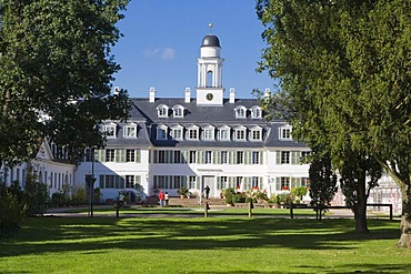 The Rumpenheim castle, near the river Main in Offenbach, Hesse, Germany.