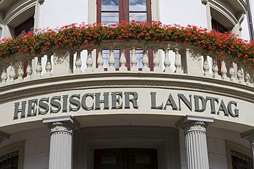 The Hessian Landtag, Wiesbaden, Hesse, Germany.