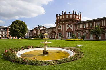 Schloss Biebrich Wiesbaden Hesse Germany.