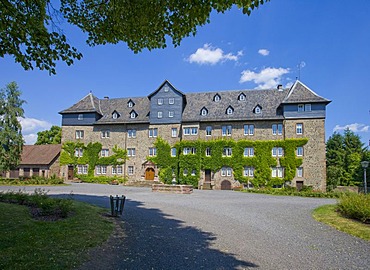 Palace complex of the baron Riedesel zu Eisenbach, Lauterbach, Hesse, Germany, Europe