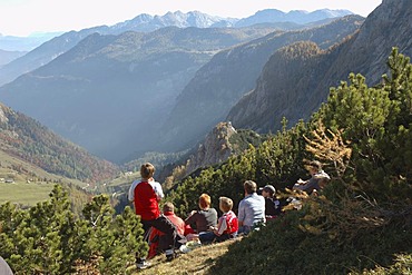 Alpine country shaft in the national park Berchtesgaden, Bavaria, Germany