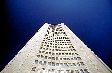 The skyscraper of the mdr, Central German broadcast in Leipzig