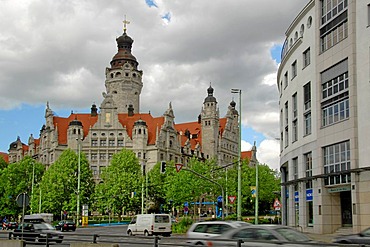 New city hall in Leipzig, Germany