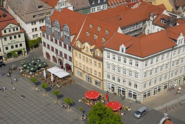 Market square of Naumburg, Saxony-Anhalt, Germany