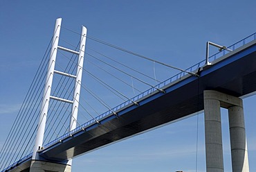 New Ruegenbruecke (bridge), Stralsund, Mecklenburg-Western Pomerania, Germany