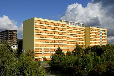 Senioren-Wohnpark (Senior citizen home), Leipzig-Gruenau, Leipzig, Saxony, Germany