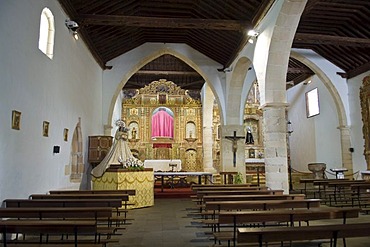 Alter, church Nuestra Senora de Regla in Pajara Fuerteventura, Canary Islands, Spain