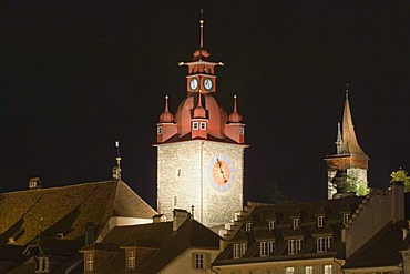 Tower of the town hall, Lucerne, Switzerland