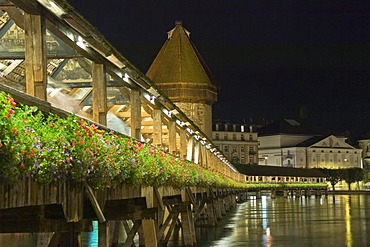 Kapellbruecke, Lucerne, Switzerland