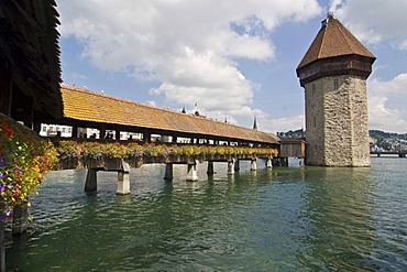 Kapellbruecke, Lucerne, Switzerland