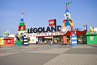 Entrance, Legoland, Guenzburg, Bavaria, Germany