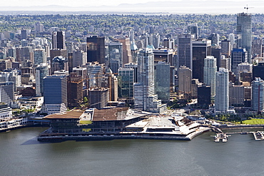 Vancouver Convention Center, Shaw Tower, Harbour Green, Vancouver, British Columbia, Canada, North America