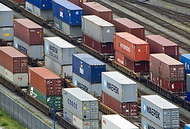 Containers, Vancouver, British Columbia, Canada, North America