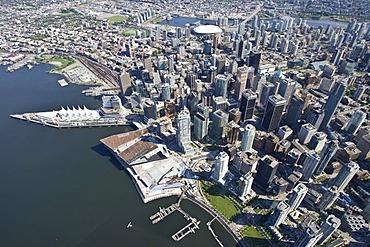 Vancouver skyline, British Columbia, Canada, North America