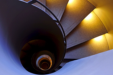 Winding staircase, Munich, Germany, Europe