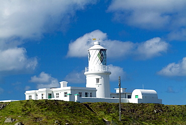 Lighthouse, Strumble Head, Pembrokeshire, Wales, Great Britain