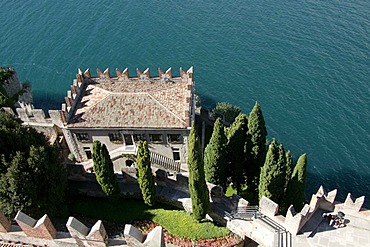View on Malcesine at Lake Garda, Lago di Garda, Italien