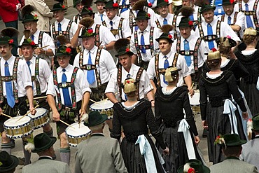 Costume and Riflemen's Procession in Wolfratshausen - Bavaria