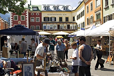Flea market in Lienz in East Tyrol - Austria