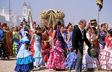 El Rocio El Rocio Romeria pilgrimage Fiesta - Costa de la Luz Andalusia Province Huelva Spain