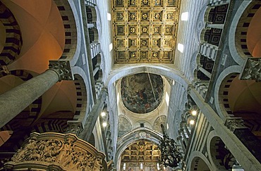 Interior of Duomo Pisa Italy