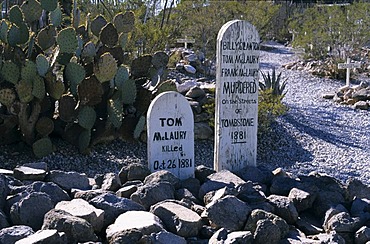 USA Arizona Tombstone Boot Hill Graveyard grave of Clanton and McLauries