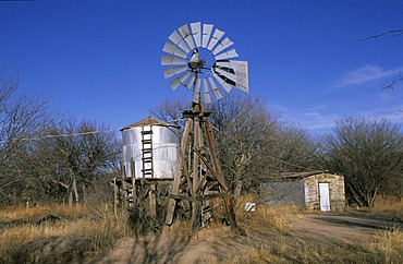 USA Arizona San Pedro Conservation Area Charleston wind wheel