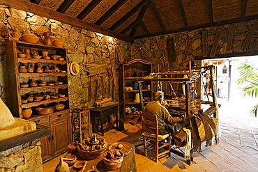 Hand loom , Casa Santa Maria in Betancuria , Fuerteventura , Canary Islands