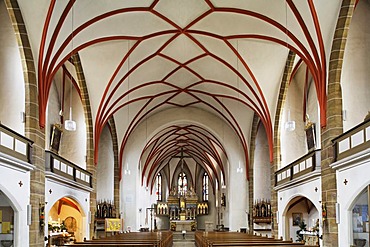 Gothic parish church St Jakob in Schwandorf - Upper Palatinate Bavaria Germany