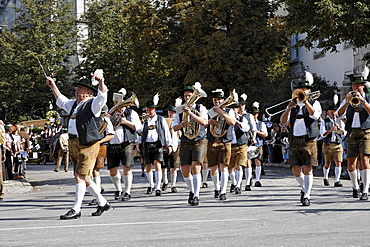 Traditional opening parade, Oktoberfest, Munich beer festival, Bavaria, Germany