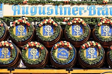 Traditional opening parade, Oktoberfest, Munich beer festival, Bavaria, Germany